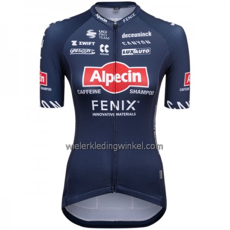 Wielershirt 2022 Alpecin-Fenix Blauw Dames